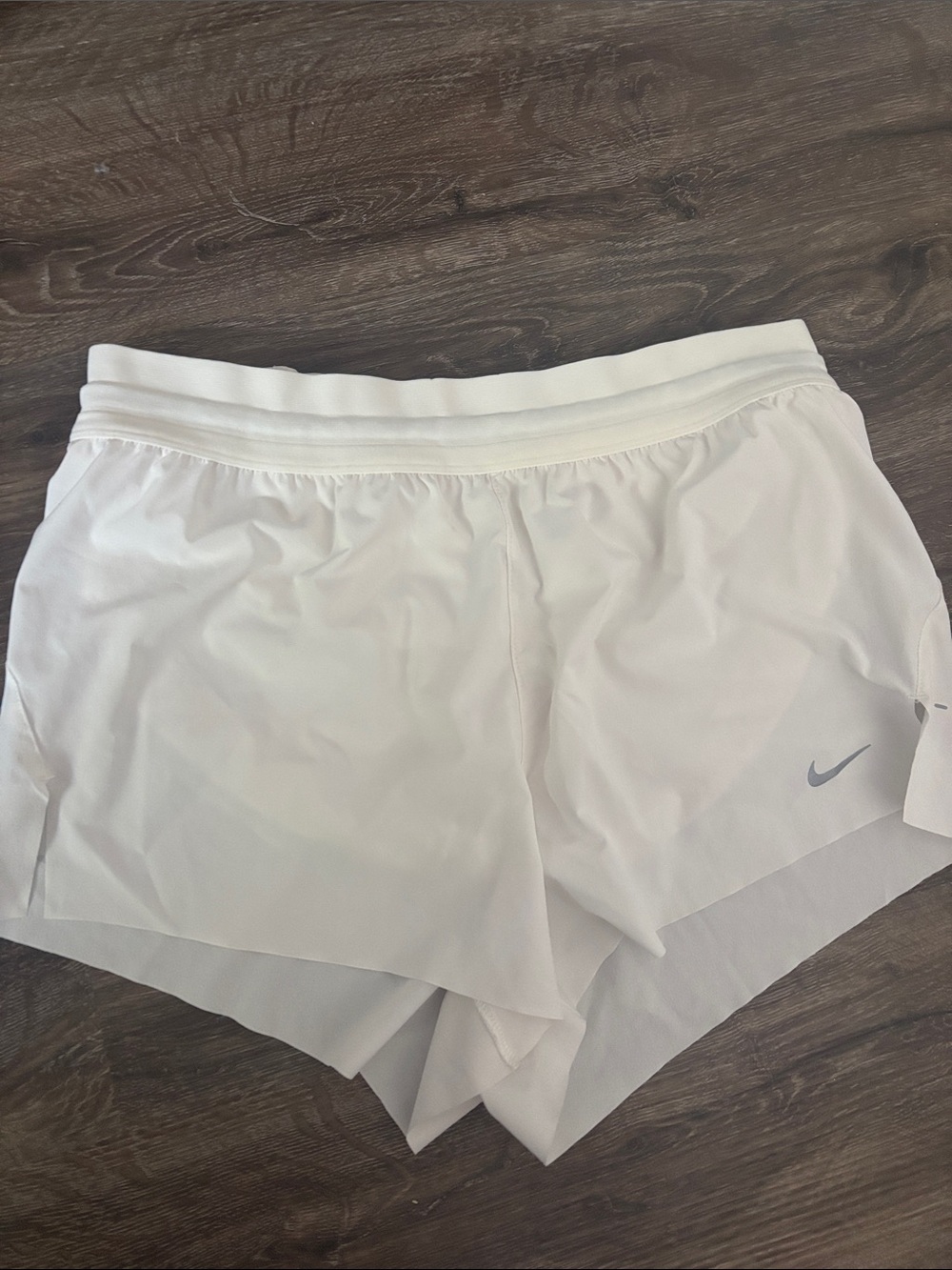 Nike Swift Women's Cream-White Athletic Running Shorts